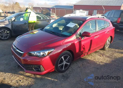 2023 Subaru Impreza Premium 5-Door из США, поврежденный, VIN 4S3GTAV66P3711221